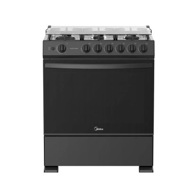 COCINA DE PIE A GAS MIDEA 6 HORNILLAS MGS30TL6B-PE ACERO INOXIDABLE - 3