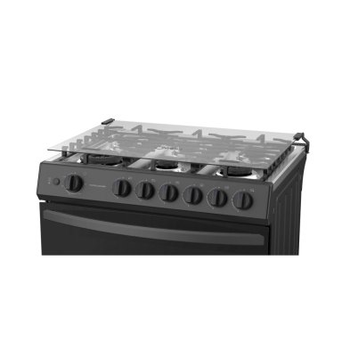 COCINA DE PIE A GAS MIDEA 6 HORNILLAS MGS30TL6B-PE ACERO INOXIDABLE - 7