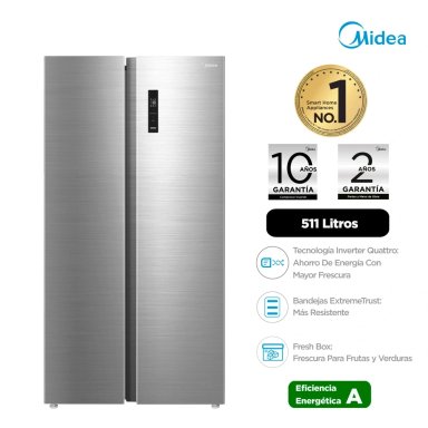 REFRIGERADORA MIDEA SIDE BY SIDE 511 L MDRS710FGR46PE - 2