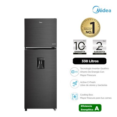 REFRIGERADORA MIDEA TOP FREEZER 338 L MDRT489MTR28PEWD - 2