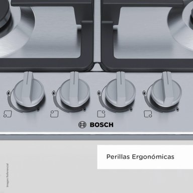COCINA ENCIMERA A GAS BOSCH PGH6B5B90 ACERO INOXIDABLE - 5