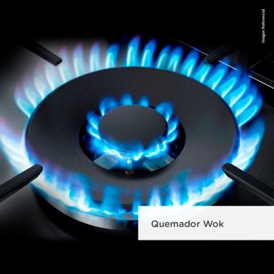 COCINA ENCIMERA A GAS BOSCH PCR9A5B90 5G-90 ACERO INOXIDABLE - 3