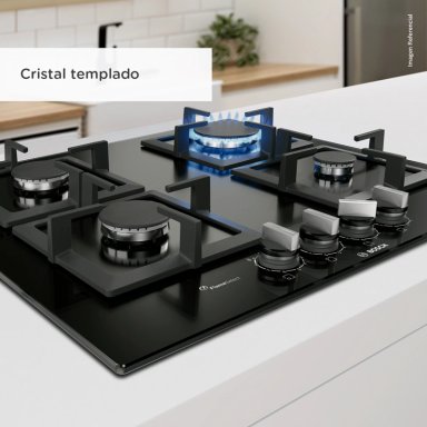 COCINA ENCIMERA A GAS  BOSCH PPP6A6B20 NEGRO - 3