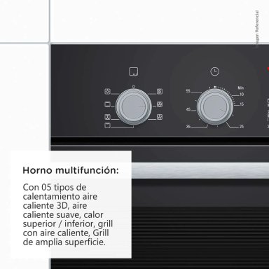 HORNO EMPOTRABLE BOSCH HBF011BA0 NEGRO - 4