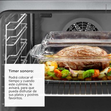 HORNO EMPOTRABLE BOSCH HBF011BA0 NEGRO - 5
