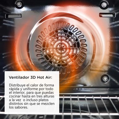 HORNO EMPOTRABLE BOSCH HBF011BA0 NEGRO - 7