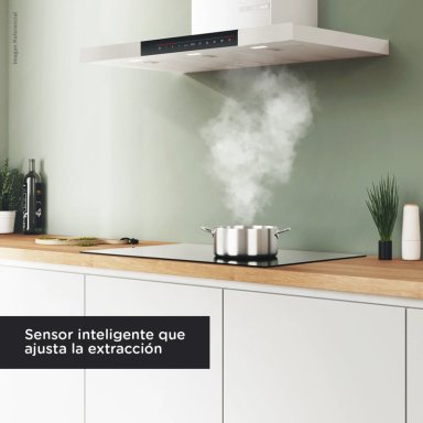 CAMPANA DECORATIVA BOSH DECO BOX SLIM DWB98JQ50 ACERO INOXIDABLE - 3