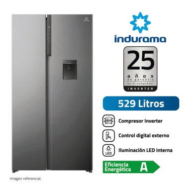 REFRIGERADORA INDURAMA SIDE BY SIDE NO FROST RI-795DI 529L