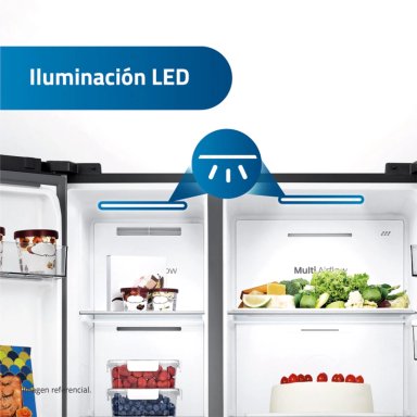 REFRIGERADORA INDURAMA SIDE BY SIDE NO FROST RI-795DNI 529L - 6