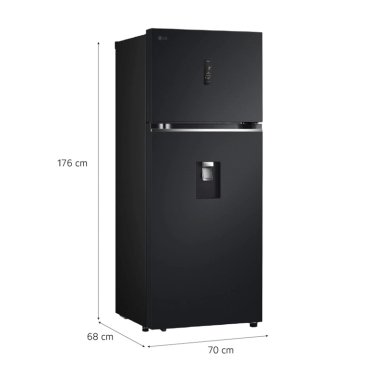 REFRIGERADORA LG TOP FREEZER NO FROST VT40APMC 383L - 2
