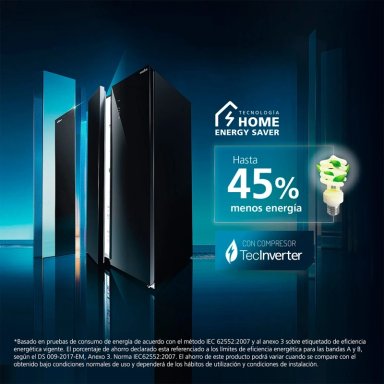 REFRIGERADORA MABE SIDE BY SIDE NO FROST MSD565QMLSP0 520L - 5