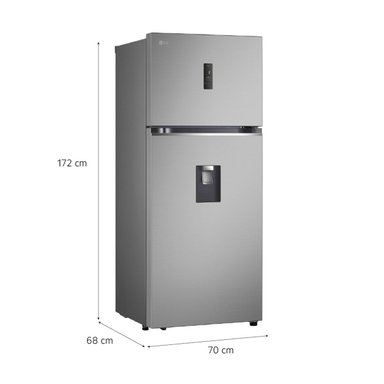 REFRIGERADORA LG TOP FREEZER NO FROST VT38SPYC 374L - 2