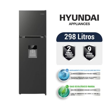REFRIGERADORA HYUNDAI TOP FREEZER NO FROST HYRF302NF 298L - 1