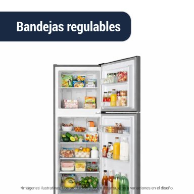 REFRIGERADORA HYUNDAI TOP FREEZER NO FROST HYRF4062IVNFM 406L NEGRO MÉTALICO - 7