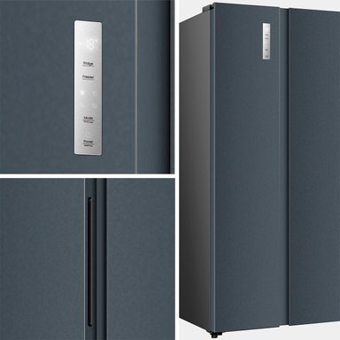 REFRIGERADORA HISENSE SIDE BY SIDE NO FROST RS3P558ESA 529L - 6