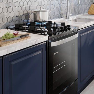 COCINA DE PIE GAS ELECTROLUX 4 HORNILLAS F4EPB - 7
