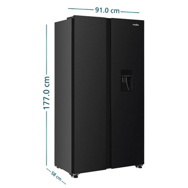 REFRIGERADORA MABE SIDE BY SIDE NO FROST MSD480LMRPS0 436L - 2