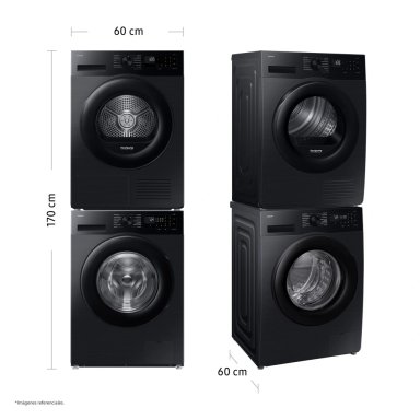 LAVADORA 10.5 KG AI ECOBUBBLE + SECADORA DE ROPA SAMSUNG BOMBA DE CALOR 9 KG - 2