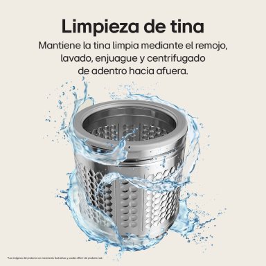 LAVADORA LG 13KG CARGA SUPERIOR TURBODRUM WT13BVTB - 6