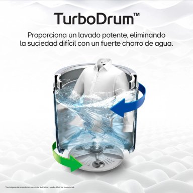 LAVADORA LG 13KG CARGA SUPERIOR TURBODRUM WT13BVTB - 7