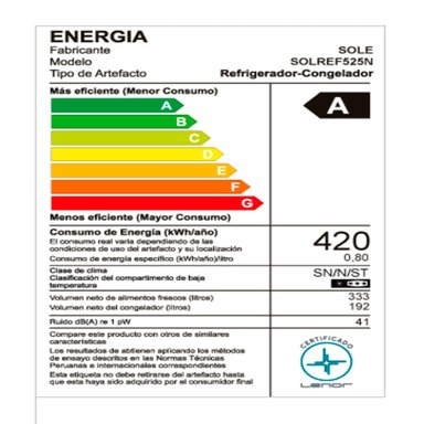 REFRIGERADORA SOLE SIDE BY SIDE NO FROST 3120SOLREF525N 525L - 11