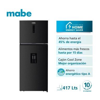 REFRIGERADORA MABE TOP FREEZER NO FROST RMN415PAPRP0 417L - 2