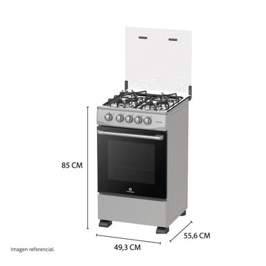 COCINA DE PIE A GAS INDURAMA 4 PLATOS FONTANA - 3