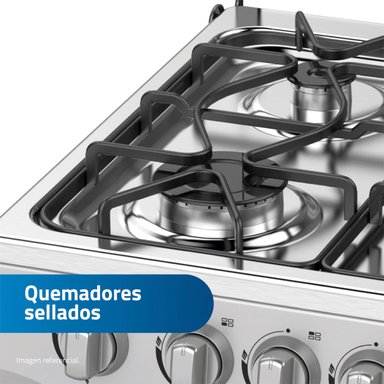 COCINA DE PIE A GAS INDURAMA 4 PLATOS FONTANA - 5