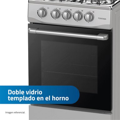 COCINA DE PIE A GAS INDURAMA 4 PLATOS FONTANA - 6