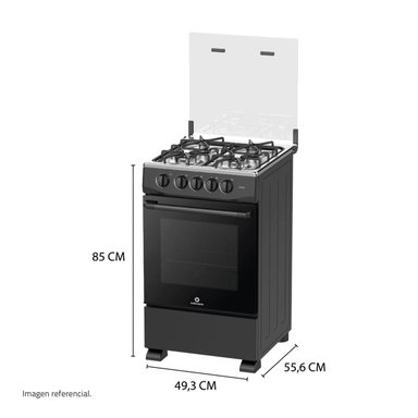 COCINA DE PIE A GAS INDURAMA 4 PLATOS GOYA - 3