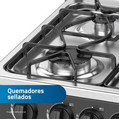 COCINA DE PIE A GAS INDURAMA 4 PLATOS GOYA - 5