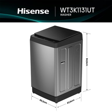 LAVADORA HISENSE 10.5KG CARGA SUPERIOR WT3K1131UT - 4