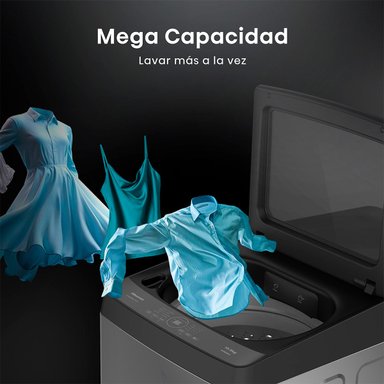 LAVADORA HISENSE 10.5KG CARGA SUPERIOR WT3K1131UT - 9