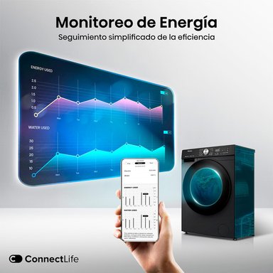 LAVASECA HISENSE 14KG 9KG CARGA FRONTAL WD3S1443BB - 11