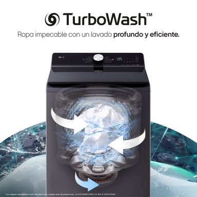 LAVADORA LG 18KG CARGA SUPERIOR TURBODRUM WT18OBTX - 7