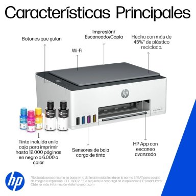 IMPRESORA MULTIFUNCIONAL HP SMART TANK 580 TODO EN UNO INALÁMBRICA - 3
