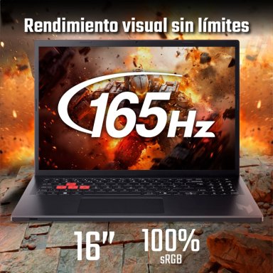 LAPTOP GAMER ACER NITRO LITE NL16-71G-52K7 INTEL CORE I5 RTX 3050 8GB RAM 512GB SSD 16” - 6