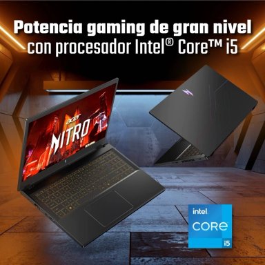 LAPTOP GAMER ACER NITRO V INTEL CORE I5 16GB RAM 512GB SSD RTX 5050 15.6” - 5