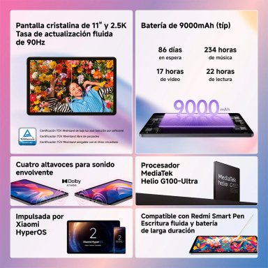 TABLET XIAOMI REDMI PAD 2 11” 128GB - 3