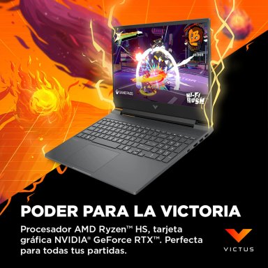 LAPTOP GAMING VICTUS 15-FB3001LA, AMD RYZEN 7, 16 GB RAM, NVIDIA GEFORCE RTX 3050, 1 TB SSD, 15.6" FHD, WINDOWS 11 HOME - 8