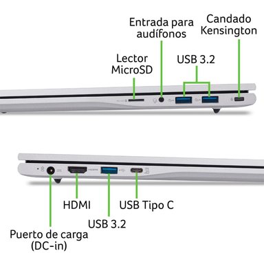LAPTOP ACER ASPIRE LITE Intel® Core™ i7 16GB RAM 512GB SSD 15.6” - 9