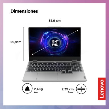 LAPTOP GAMER LENOVO LOQ INTEL CORE I7 16GB RAM 1TB SSD RTX 5060 8GB 15.6" FHD 144HZ - 3