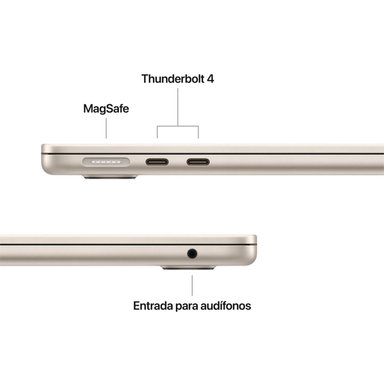 MACBOOK AIR M5 16GB 512GB STARLIGHT - 6