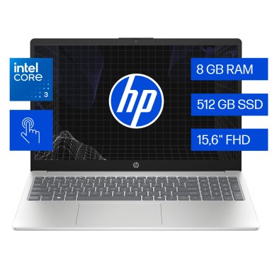 LAPTOP HP 15-FD0333LA INTEL CORE I3 8GB RAM 512GB SSD TOUCH 15.6” - 1
