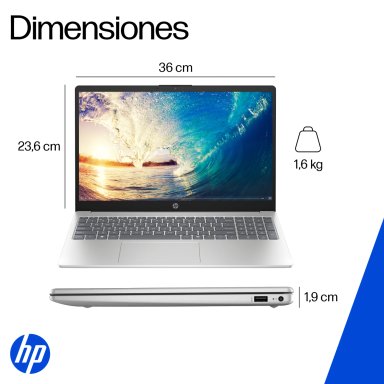 LAPTOP HP 15-FD0333LA INTEL CORE I3 8GB RAM 512GB SSD TOUCH 15.6” - 10