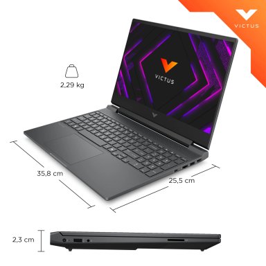 LAPTOP HP GAMING VICTUS 15-FA2009LA INTEL CORE I5 8GB RAM 512GB SSD 15.6” - 12