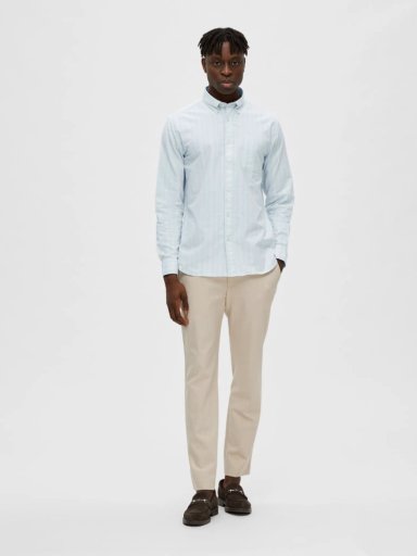 CAMISA MANGA LARGA ALGODÓN HOMBRE SELECTED OXFORD