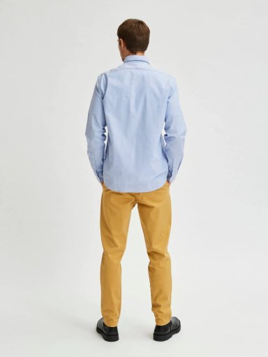 CAMISA MANGA LARGA ALGODÓN HOMBRE SELECTED OXFORD - 5