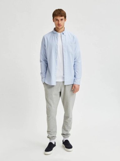 CAMISA MANGA LARGA ALGODÓN HOMBRE SELECTED OXFORD - 1