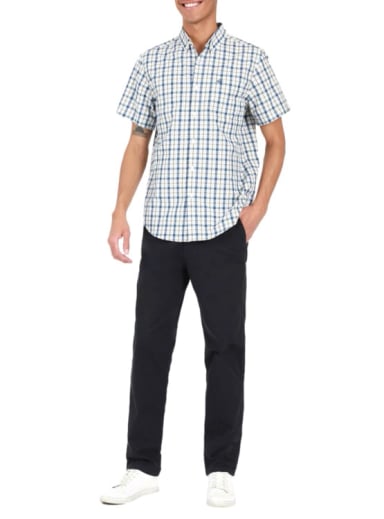 PANTALÓN ALGODÓN HOMBRE DOCKERS AZUL CASUAL CHINO - 4